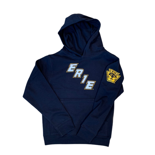 Youth Navy Warm-Up Hoodie