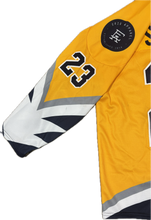 Load image into Gallery viewer, Authentic Worn 24-25 Gold Warm-Up Jersey