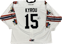 Load image into Gallery viewer, Authentic Worn &amp; Autographed 19-20 White Lollie Warm-Up Jersey