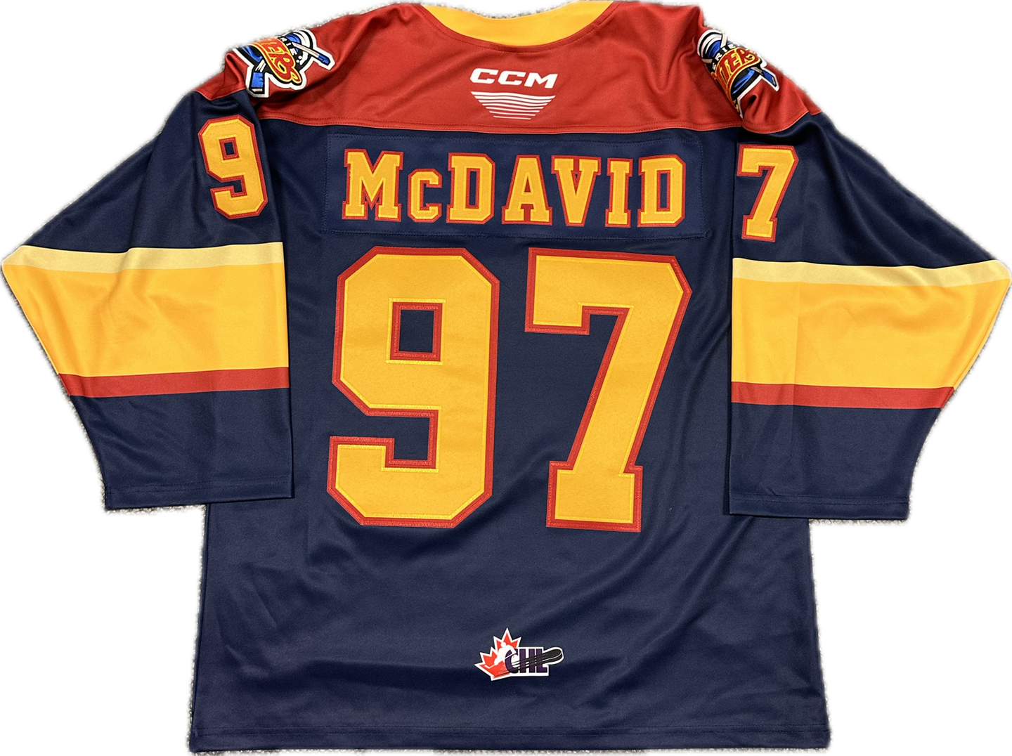 Replica McDavid Retirement Night Jersey – Otters' Den