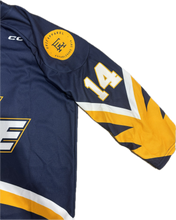 Load image into Gallery viewer, Authentic Worn 24-25 Navy Warm-Up Jersey