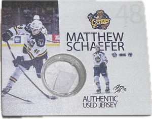 Matthew Schaefer Jersey Relic