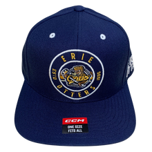 Load image into Gallery viewer, CCM Navy Flat Brim Hat