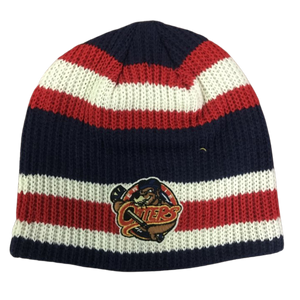 CCM Striped Ribbed Beanie