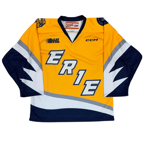 Customize OHL Erie Otters 2021/22 White Hockey Jersey - WanderGears