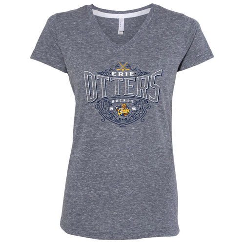 Women's Navy V-Neck